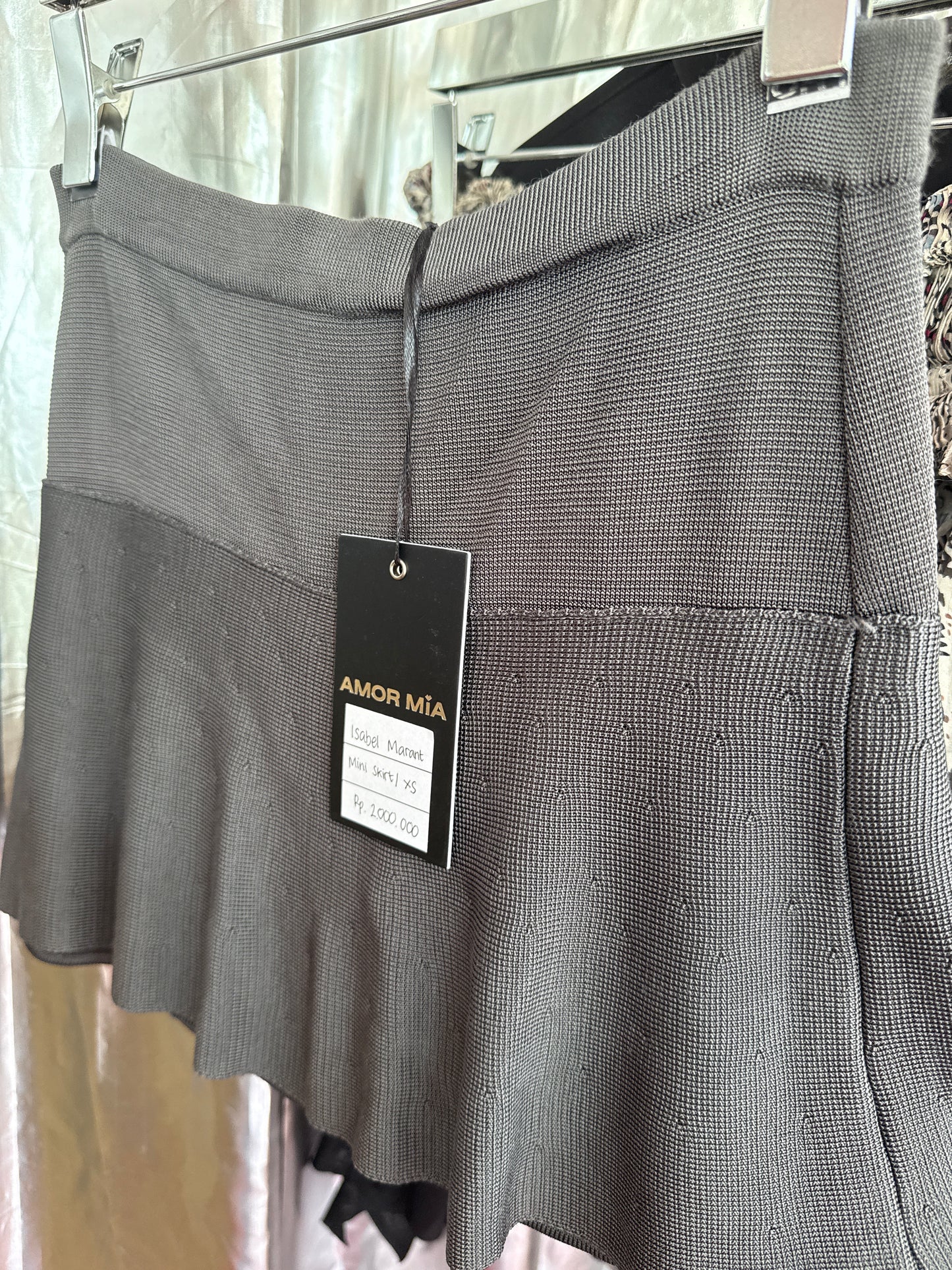Isabel Marant Mini Skirt Grey