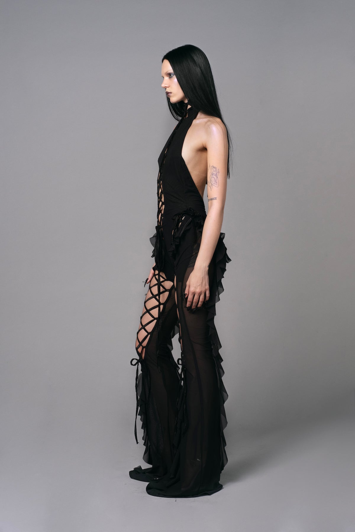 Sinful Romance Jumpsuit Black