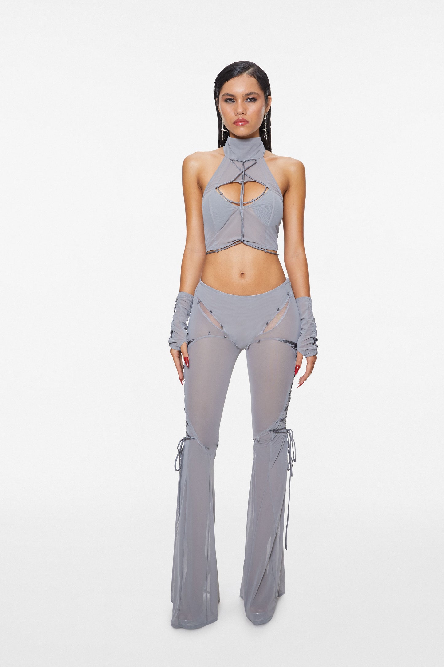 Feelings Die Pants Silver Matte