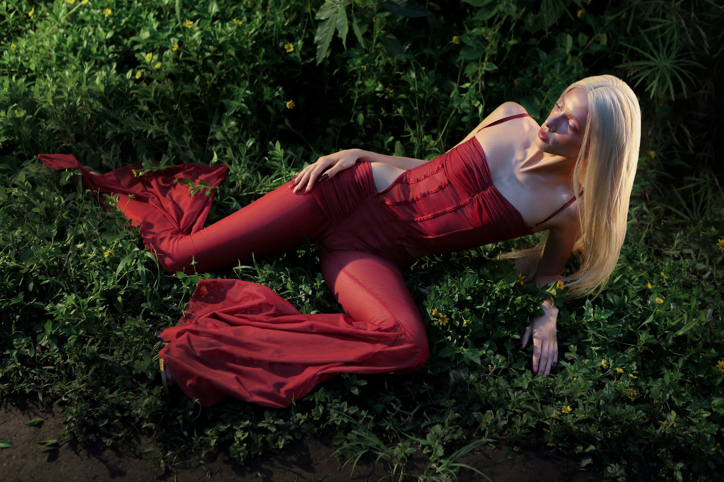 Genesis Jumpsuit Red