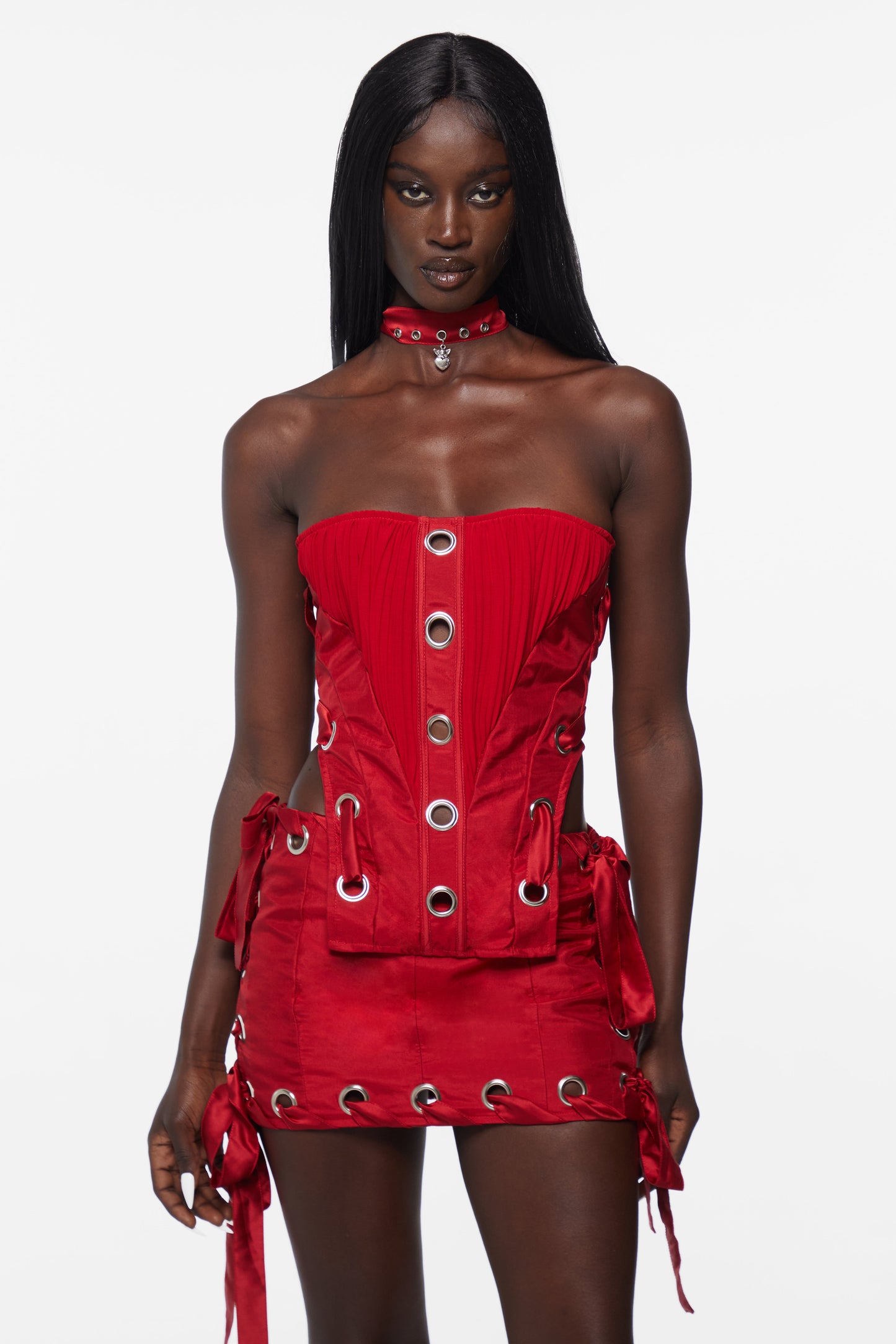 Prey Corset Red