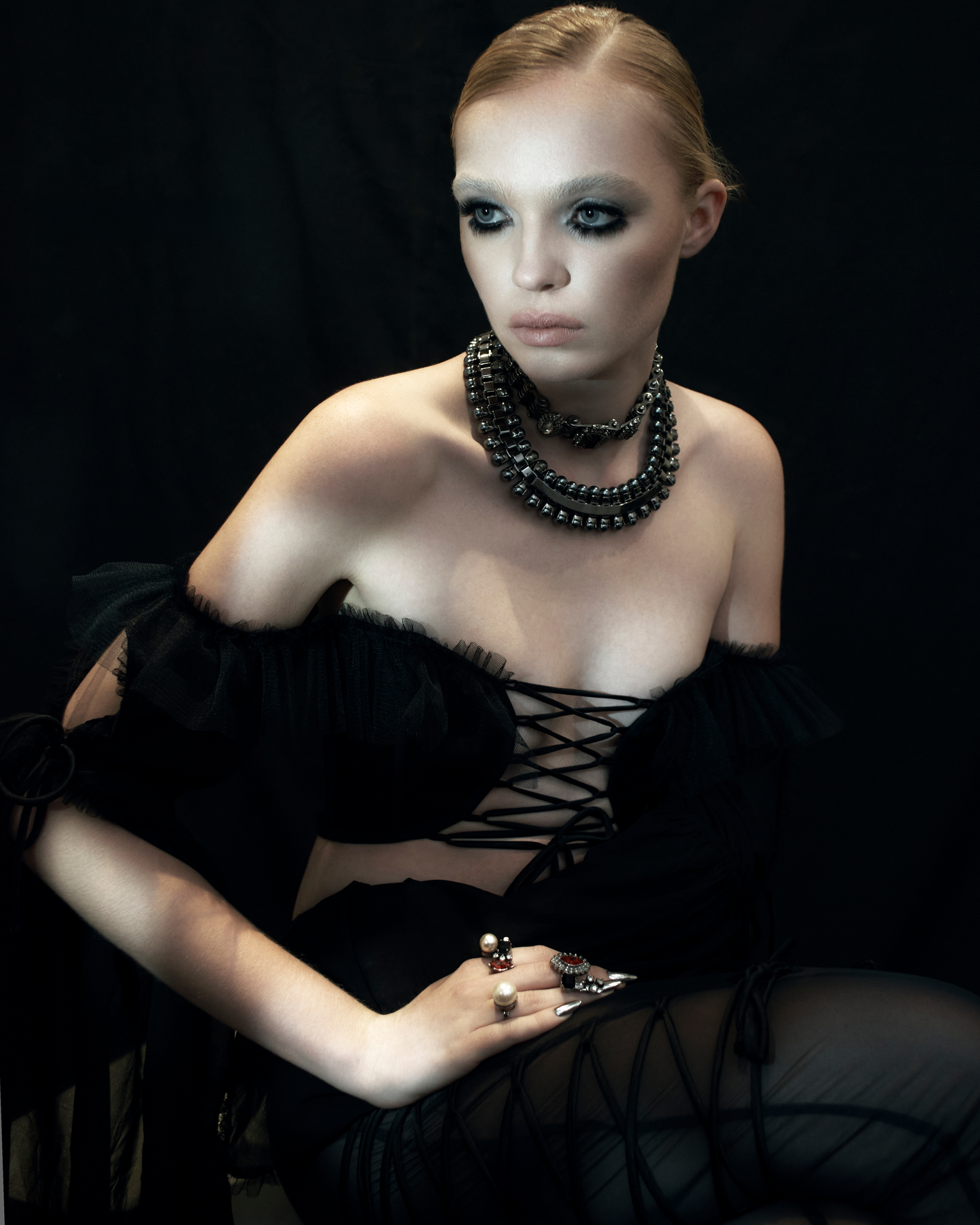 Rococo Top Noir