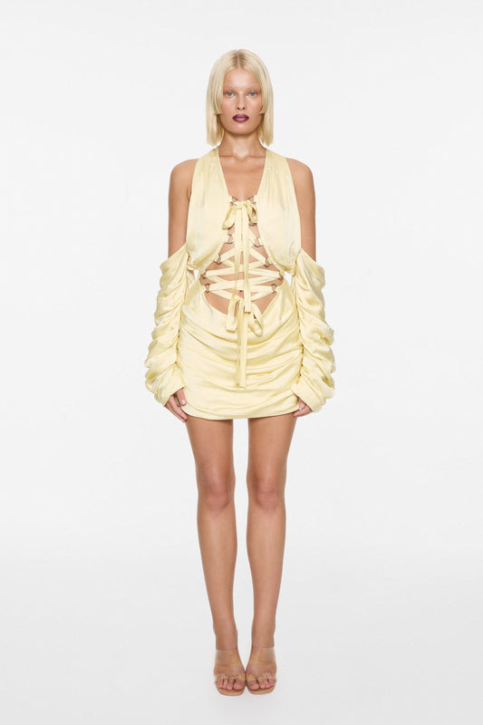 No Strings Attached Dress Butter
