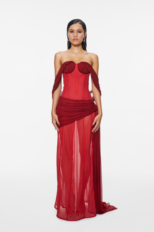 Nemesis Maxi Dress Red