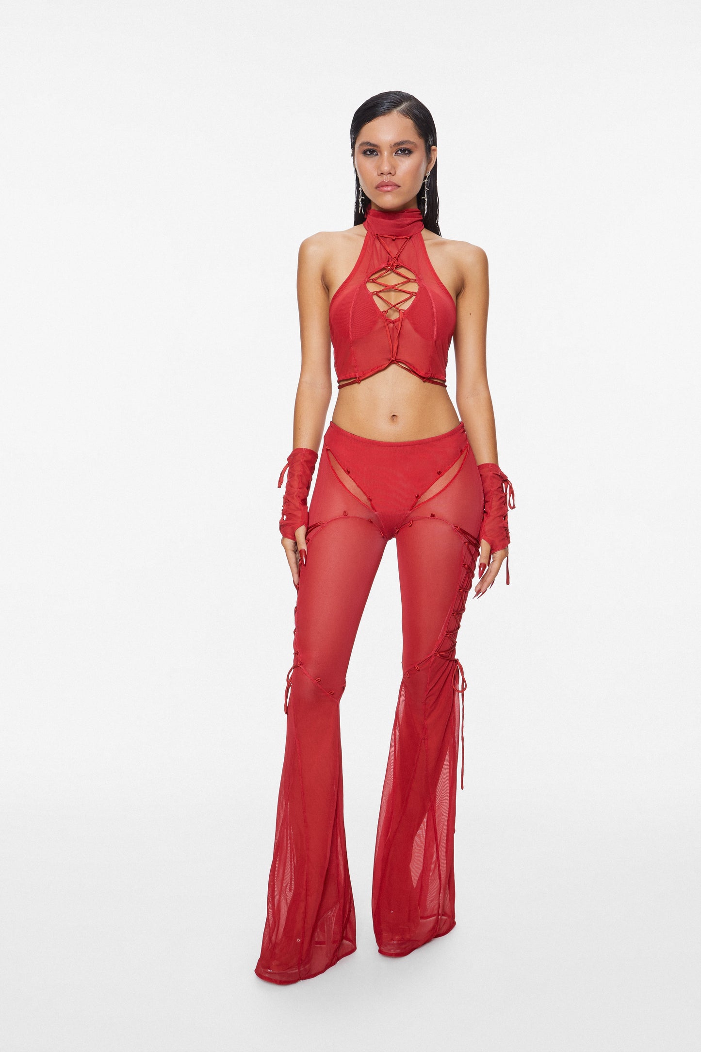 Feelings Die Pants Ruby Red