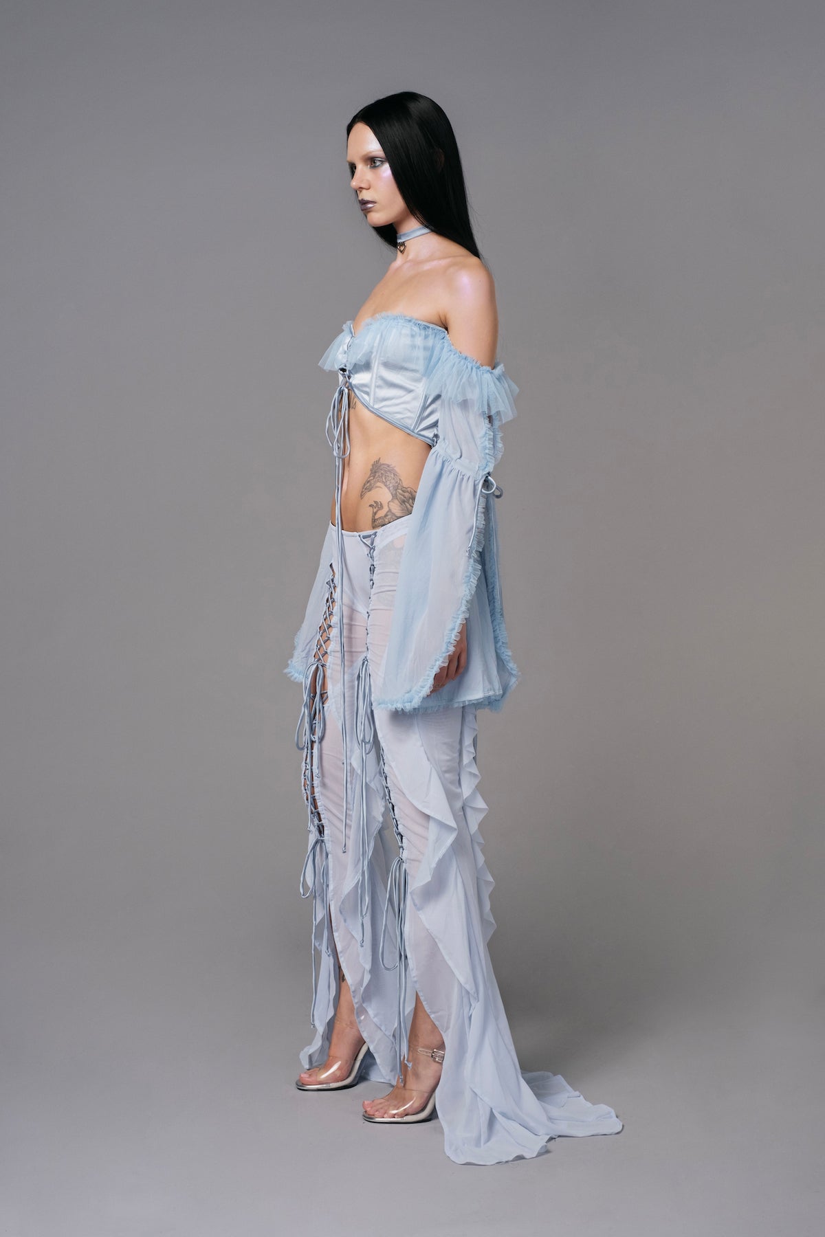 Rococo Top Powder Blue