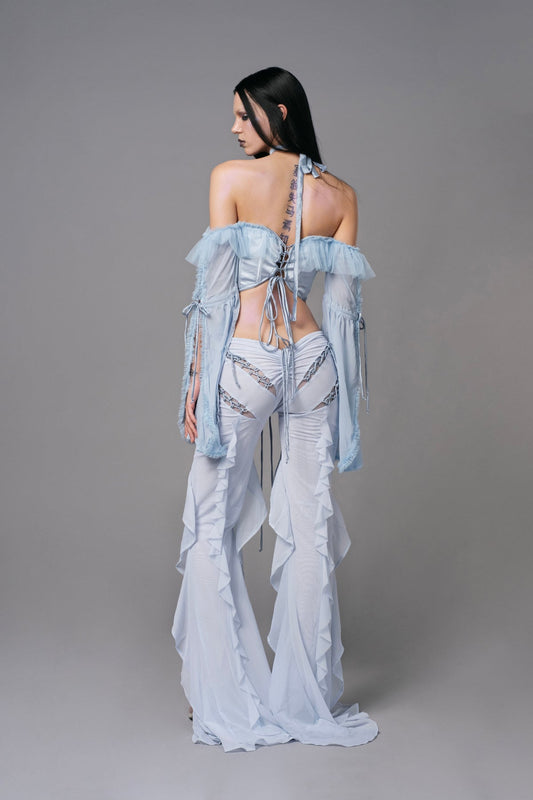 Meta Angel Pants Powder Blue