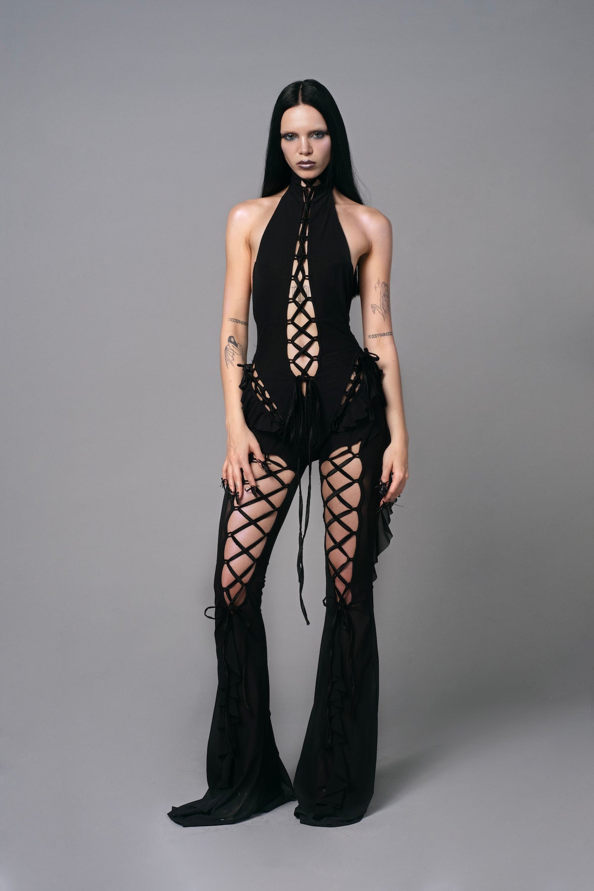 Sinful Romance Jumpsuit Black