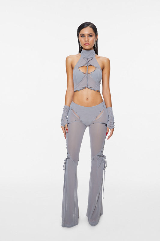 Heartbeat Top Silver Matte